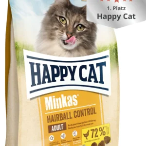 غذای گربه هپی کت هیربال کنترل 10 کیلوگرمی Happycat Minkas Hairball Control
