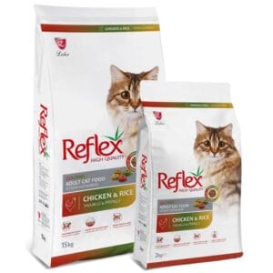 غذای خشک گربه رفلکس مولتی کالر 15 کیلویی مدل Reflex Multi Colour Adult Cat Food with Chicken