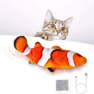 اسباب بازی ماهی الکتریکی متحرک مخصوص گربه مارک NeoStyle